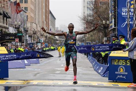 Boston Marathon: Kenyan racers claim men’s, women’s titles